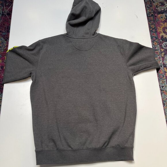 Carhartt Gray Hoodie with Neon Accents FedEx Logo - Picture 3 of 6